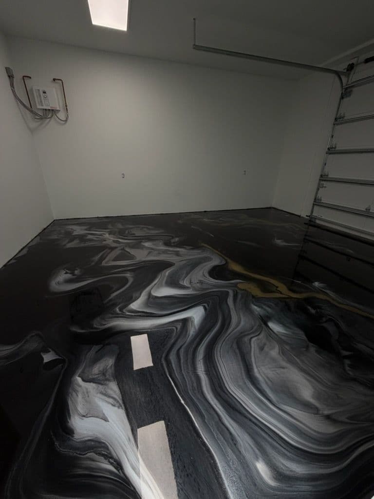 Sophisticated Metallic Epoxy Flooring in Miami