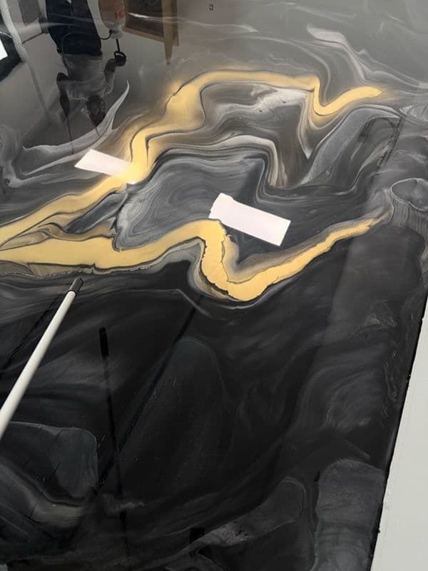 Gallery photos for Sophisticated Metallic Epoxy Flooring in Miami: Image #1