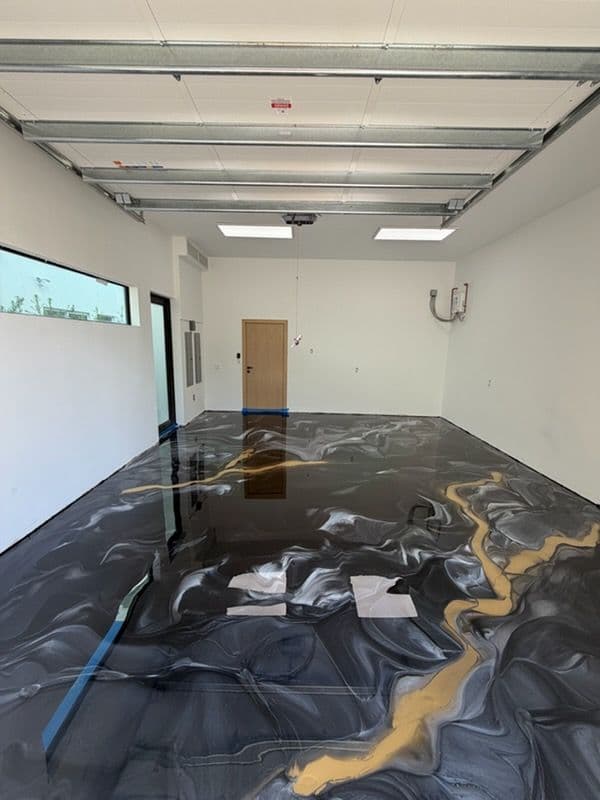 Gallery photos for Sophisticated Metallic Epoxy Flooring in Miami: Image #3